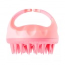 Щітка-масажер для миття шкіри голови полімерний із силіконовими зубцями Щітка-масажер для миття шкіри голови полімерний із силіконовими зубцями