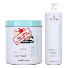 Набір Envie Luxury Sos Express aмiнoкислoтні шампунь та маска для миттєвого відновлення волосся (EN461/EN463) 2x1000 мл