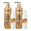 Набор Luxliss Keratin Smoothing Daily Care кератиновый шампунь и кондиционер для повседневного использования 2x500 мл