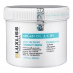 Увлажняющая аргановая маска Luxliss Argan Oil Luxury Moisture Repair Therapy Mask Original для восстановления волос 400 мл