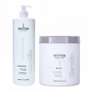 Набір Envie Luxury Keratin шампунь та маска для пошкодженого волосся з кератином (EN451/EN450) 2x500 г (розлив)