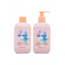 Набор Inebrya Ice Cream Age Therapy Hair Lift DUO шампунь и кондиционер для восстановления зрелых, пористых и химически обработанных волос, 2х300 мл