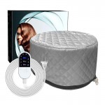 Електрична термошапка сушуар Happy Hair Lux Spa Cap для масок, ламінування і лікування волосся Сіра