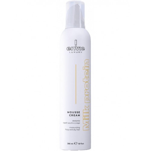 Envie Luxury Milk Protein Mousse Cream 300 мл – Незмивний мусовий кондиціонер для пористого й хвилястого волосся 300 мл