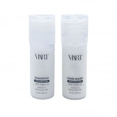 Набір VIART with Argan Oil зволожуючі шампунь і маска для кучерявого волосся, пробники 2x25 мл