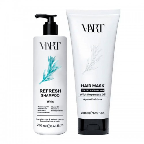 Набір проти випадіння VIART DUO with Rosemary Oil шампунь і маска для для сухого і нормального волосся, 250+200 мл