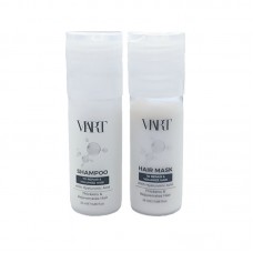 Набір VIART with Hyaluronic Acid шампунь і маска для відновлення та об'єму тонкого волосся, пробники 2x25 мл