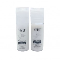 Набір VIART with Hyaluronic Acid шампунь і маска для відновлення та об'єму тонкого волосся, пробники 2x25 мл