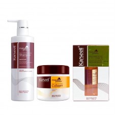 Набір Karseell Мaca Essence Repair шампунь, маска та олійка для пошкодженого волосся, 500/500/50 мл