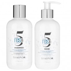 Набір Sinergy RESQ5 для миттєвого відновлення волосся шампунь та маска, 2х250мл
