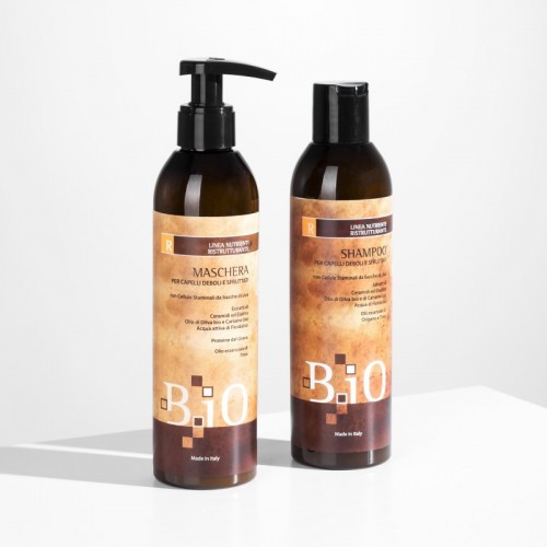 Набір B.iO Sinergy DUO живильний шампунь та маска для відновлення волосся, 2х250 мл