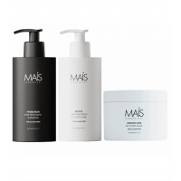  Набір Mais Hydration Hair Treatment TRIO шампунь, кондиціонер і маска для відновлення пошкодженого волосся 2х300+250 мл