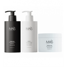  Набір Mais Hydration Hair Treatment TRIO шампунь, кондиціонер і маска для відновлення пошкодженого волосся 2х300+250 мл