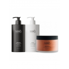 Набір Mais Hydration Hair Treatment TRIO шампунь, кондиціонер і маска для зволоження і реконструкції волосся 3х500 мл