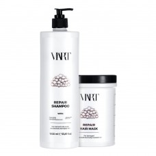 Набір VIART DUO with Caviar Extract шампунь та маска для відновлення та розгладження волосся, 2х1000 мл