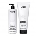 Набір VIART with Keratin & Argan Oil шампунь і маска для фарборваного і пошкодженого волосся, 250+200 мл