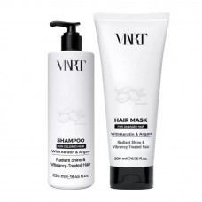 Набір VIART with Keratin & Argan Oil шампунь і маска для фарборваного і пошкодженого волосся, 250+200 мл