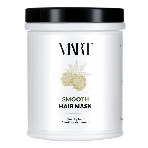 Відновлююча маска VIART Hair Mask with Castor Oil для зволоження і живлення сухого волосся, 1000 мл