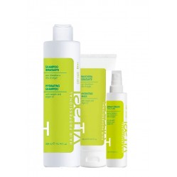 Набір VITAEL Dry Hair TRIO шампунь, маска та термозахист для зволоження волосся, 300/250/150 мл