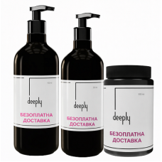 Набір Deeply Hydrating TRIO шампунь+маска+кондиціонер для зволоження волосся, 3х1000 мл