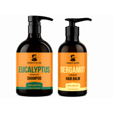Набір чоловічий Barber Blend Eucalyptus & Bergamot & Arizona – комплексний догляд для волосся, 500/300 мл