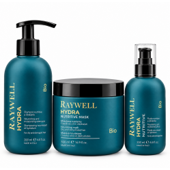 Набір Raywell B.io HYDRA Nutritive TRIO шампунь, маска і флюїд для живлення сухого волосся, 275+245+200 мл