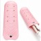 Силіконовий килимок чохол-кишеня Beauty Tools для прасочки, плойки, гарячих перукарських інструментів, 20х10 см рожевий