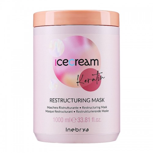 Восстанавливающая маска для волос Inebrya Keratin Restructuring Mask с кератином