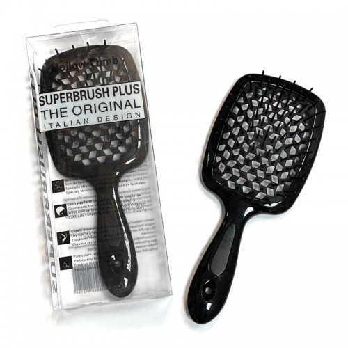 Продувна широка гребінець для укладання волосся та сушіння феном Janeke Superbrush Plus Hollow Comb
