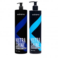 Набор Extremo Nutra Shine шампунь и кондиционер для деликатной очистки и питания волос (EX434/EX241) 2x300 г (разлив)