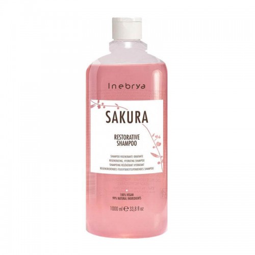 Регенеруючий зволожуючий шампунь Inebrya Sakura Restorative Shampoo