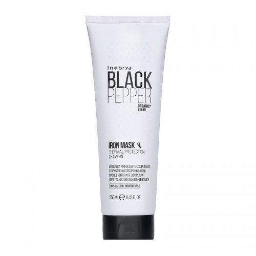 Зміцнююча маска для неслухняного волосся Inebrya Black Pepper Iron Mask, 1000 мл