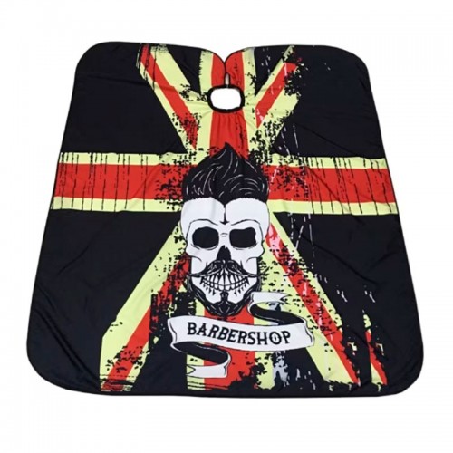 Перукарня накидка-пеньюар для клієнта BarberShop Union Jack водостійкий нейлон 140х160 см