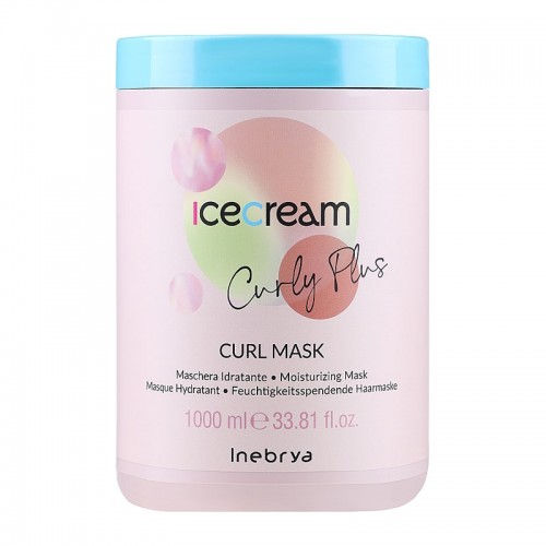 Маска для кучерявого волосся та із хімічною завивкою Inebrya Ice Сream Сurl Mask 1000 мл