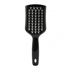 Продувна щітка-браш Janeke Vent Detangling Brush для розплутування та сушіння волосся широка чорна