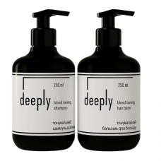 Набір deeply Blond DUO шампунь та бальзам з антижовтим пігментом, 2х250 мл