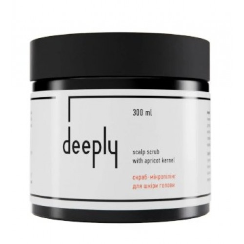 Скраб для шкіри голови deeply scalp scrub with apricot kernel 300 мл