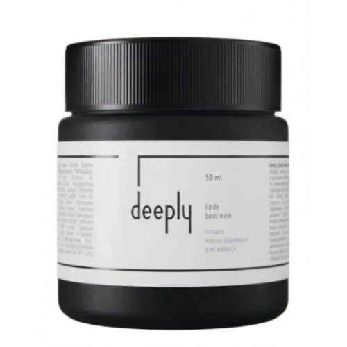 Ліпідна маска-підкладка для волосся deeply lipido basic mask 50 мл