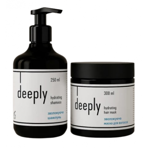Набір Deeply Hydrating DUO шампунь та маска для зволоження сухого волосся, 300/250 мл