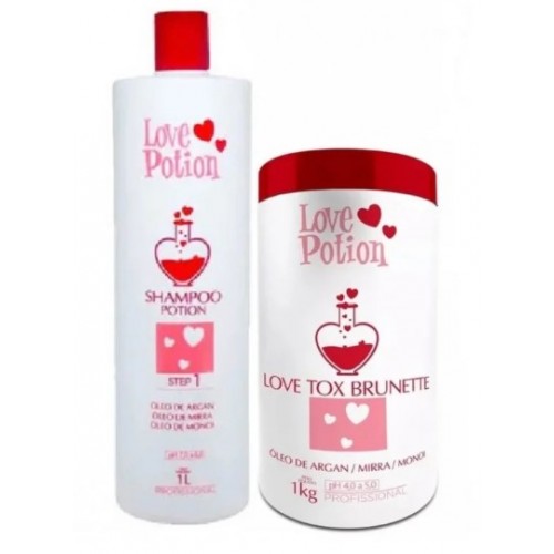 Набір ботексу Love Potion Love Tox Brunette Óleo De Argan, 100/200 г (розлив)
