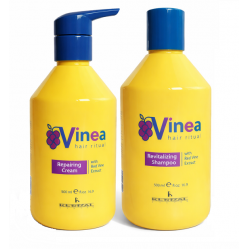 Набір Kleral System Vinea шампунь, маска для відновлення та зволоження волосся, 2х500 мл