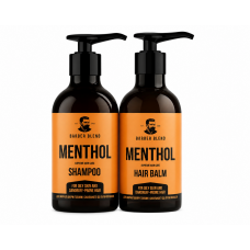 Набір Menthol Barber Blend DUO для жирної шкіри голови та волосся, схильного до лупи, 500/300 мл