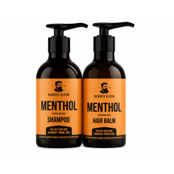 Набір Menthol Barber Blend DUO для жирної шкіри голови та волосся, схильного до лупи, 500/300 мл