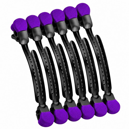 Набір металевих затискачів Termax Professional Evolution чорно-фіолетовий, 12 шт