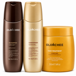 Набір Olorchee Nourshing Moisture TRIO-1 шампунь, кондиціонер і маска для живлення та зволоження волосся 2х300+500 мл