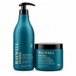 Набір Raywell B.io HYDRA Nutritive DUO шампунь та маска для живлення сухого волосся, 1000+500 мл