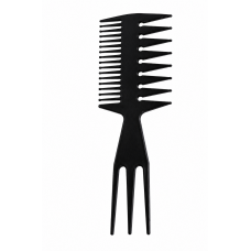 Професійний гребінець Weaving Comb 3 в 1 для мелірування та балаяжу, чорний