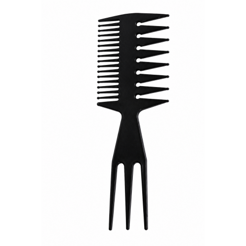 Професійний гребінець Weaving Comb 3 в 1 для мелірування та балаяжу, чорний