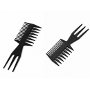 Професійний гребінець Weaving Comb 3 в 1 для мелірування та балаяжу, чорний Професійний гребінець Weaving Comb 3 в 1 для мелірування та балаяжу, чорний