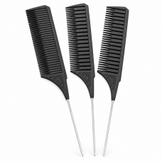 Професійний набір гребінців для мелірування та фарбування MY Cosmetics Comb Black, 3 шт